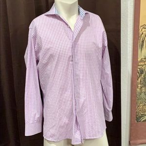 Isaac Mizrahi Slim Fit 15 1/2 32/33 Check Shirt